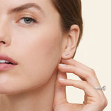 Pavé Bar Diamond Earrings — image 2