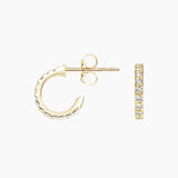 Pavé Bar Diamond Earrings — image 6
