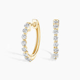 Marseille Diamond Hoop Earrings (1/2 ct. tw.) — top view