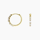 Allegra Diamond Hoop Earrings — image 6