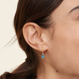 Teardrop London Blue Topaz Earrings — image 5