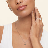 Petite Shared Prong Half Coverage Diamond Engagement Ring — image 3