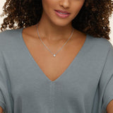 Perfect Solitaire Lab Diamond Pendant (1/2 ct. tw.) in white gold