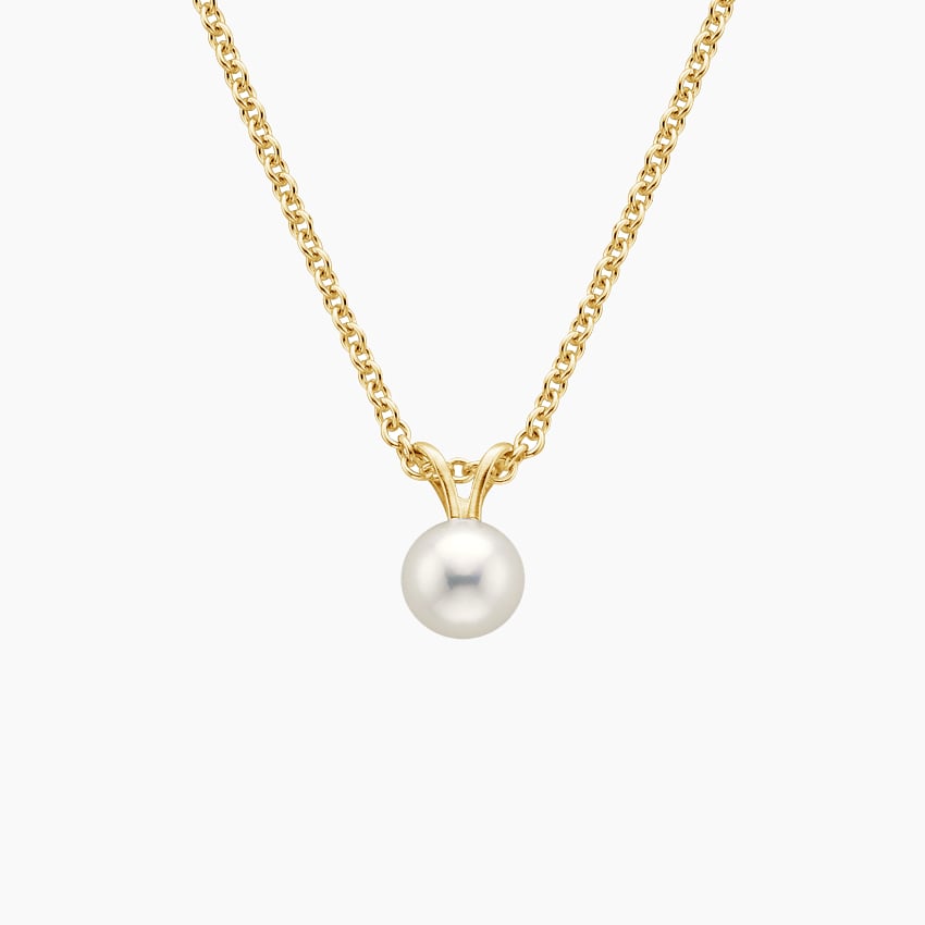 Premium Akoya Cultured Pearl Pendant (6mm)