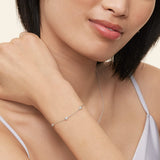 Three Diamond Bezel Bracelet (1/6 ct. tw.) — image 2