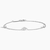 Three Diamond Bezel Bracelet (1/6 ct. tw.) — image 3