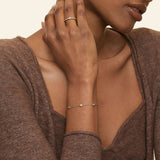 Three Diamond Bezel Bracelet (1/6 ct. tw.) — image 7