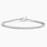 6.5 in. Diamond Tennis Bracelet (1 ct. tw.) in white gold — top view