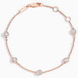 Five Diamond Bezel Bracelet (1/2 ct. tw.) — top view