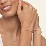 Whisper 6.5 in. Diamond Bangle Bracelet — image 2