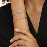 Devon Paperclip Chain Bracelet (Large) — image 2