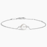 Premium Akoya Cultured Pearl Bracelet (7mm) — top view