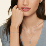 Three Diamond Bezel Bracelet (1/6 ct. tw.) — image 5