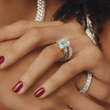 Symphony Three Stone Diamond Engagement Ring — image 3