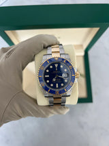 Rolex Submariner Date Two-Tone Bluesy 116613LB 41mm Luxury Watch