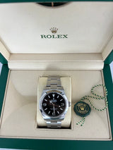 Rolex Explorer 40mm Black Dial Steel Oyster Bracelet 2025 Watch
