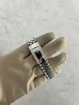 Rolex Datejust 41 Stainless Steel Black Stick Dial Jubilee Bracelet 126334