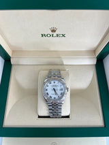 Rolex Datejust 36 Stainless Steel White Roman Dial Jubilee Bracelet Watch