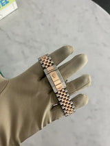 Rolex Datejust 41 Two-Tone Rose Gold Chocolate Dial Jubilee Bracelet Watch