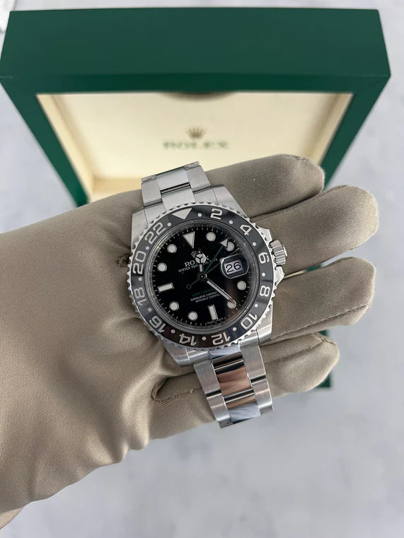 Rolex GMT-Master II 116710LN Stainless Steel Oyster Bracelet Watch - 2018