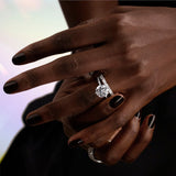 Nathalie Emerald Cut Eternity Lab Diamond Ring (1 ct. tw.) — image 4
