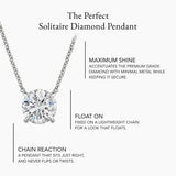 Perfect Solitaire Lab Diamond Pendant (1/2 ct. tw.) — image 8
