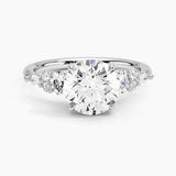 Nadia Three Stone Diamond Engagement Ring — image 4